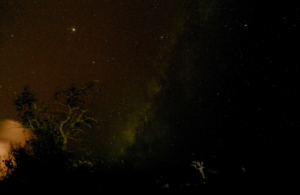 Milky Way above Kilauea Oct 5 2021